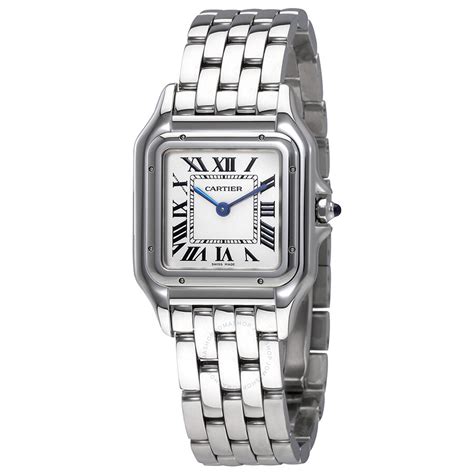 silver women cartier watch|cartier watches women price list.